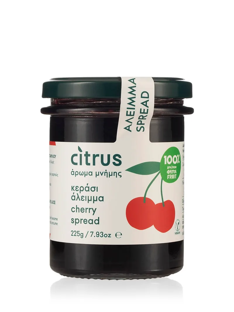 Χειροποίητο άλειμμα κερασιού "Citrus" 225g>