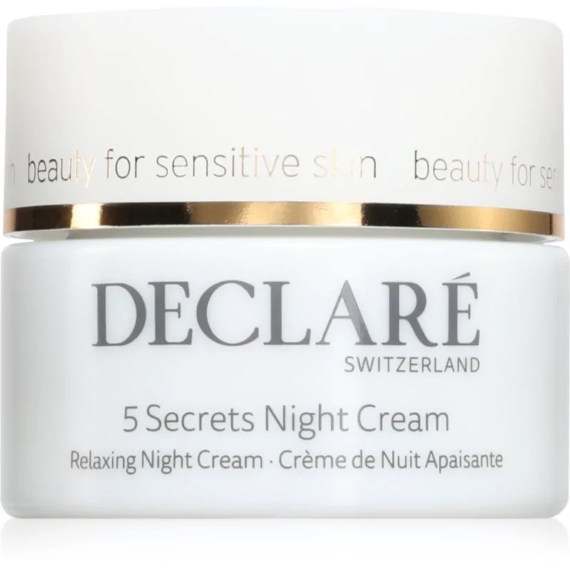 Declaré 5 Secrets καταπραϋντική κρέμα νύχτας 50 ml