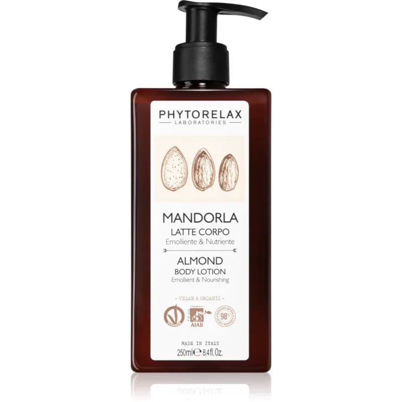 Phytorelax Laboratories Almond θρεπτικό γάλα για το σώμα 250 ml