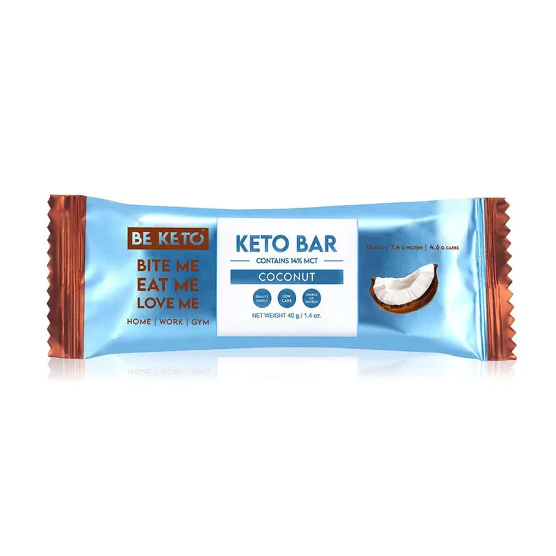 Beketo Κέτο Μπάρα Καρύδα με επικάλυψη Σοκολάτα (40g)