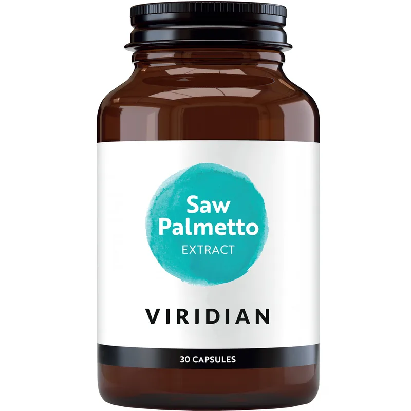 Viridian Saw Palmetto Extract Συμπλήρωμα Διατροφής Εκχυλίσματος Saw Palmetto για την Καλή Λειτουργία του Προστάτη, Ενίσχυση της Ανδρικής Γονιμότητας & την Καλή Υγεία των Μαλλιών 30caps