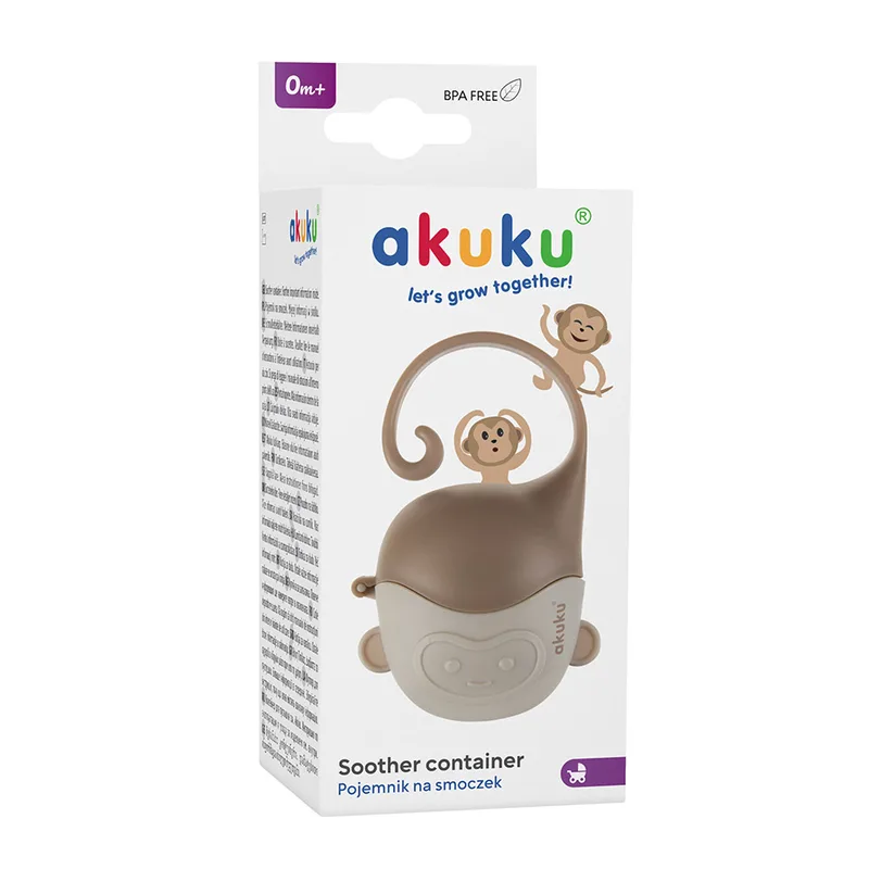 Θήκη Πιπίλας Μαϊμουδάκι Akuku A0688 (Χρώμα: Μπεζ) - akuku - A0688