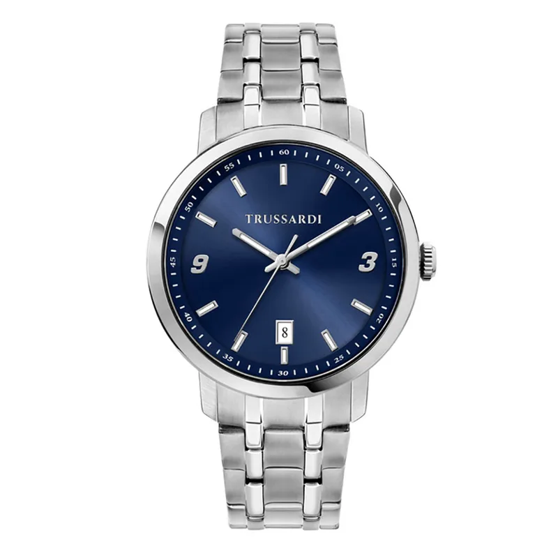 TRUSSARDI T-Couple Silver Stainless Steel Bracelet R2453147010