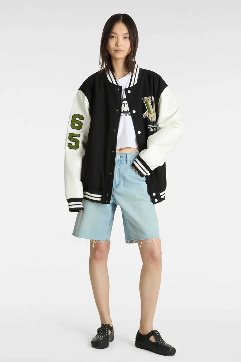Vans γυναικεία denim βερμούδα "Sirelle Cut-Off 9'" - VN000MBJTTJ1 Denim Blue Ανοιχτό