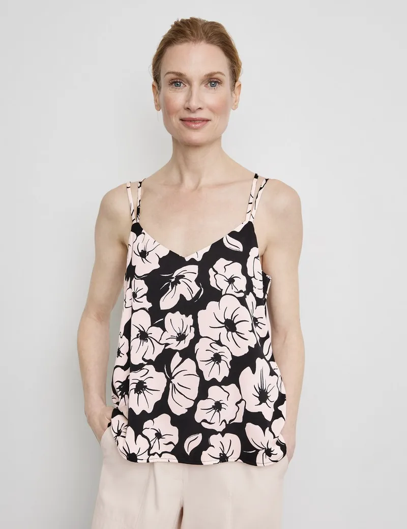 Gerry Weber Τοπ Floral σε Απρόμαυρο