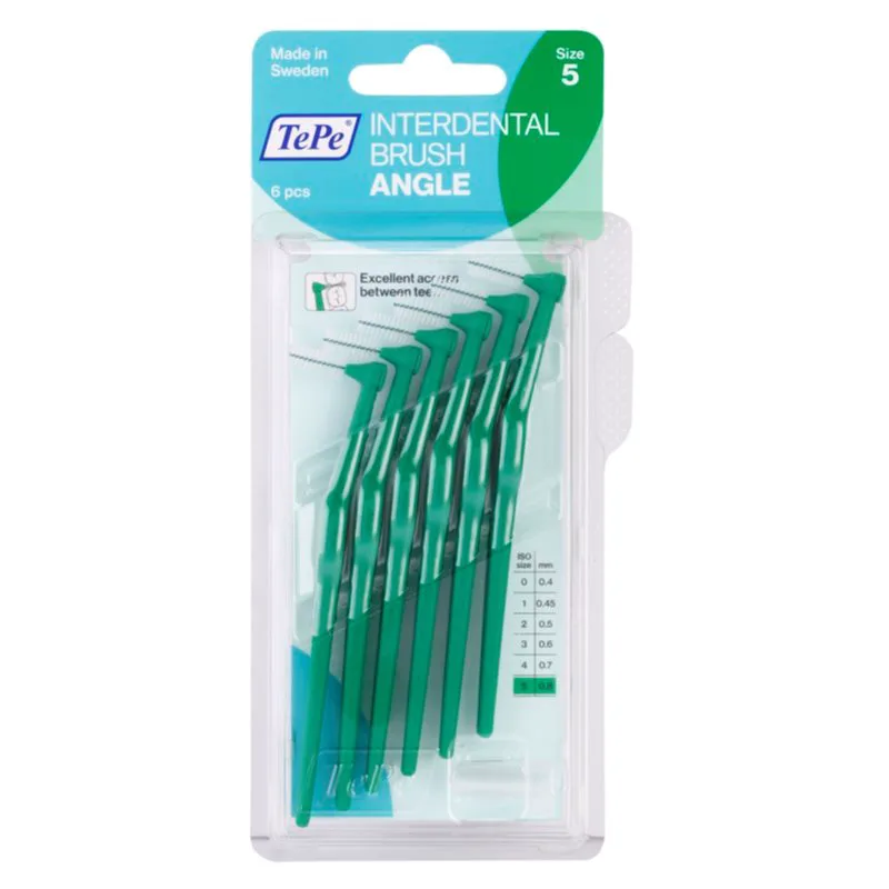 TePe Angle Size 5 μεσοδόντια βουρτσάκια 0,8 mm 6 τμχ