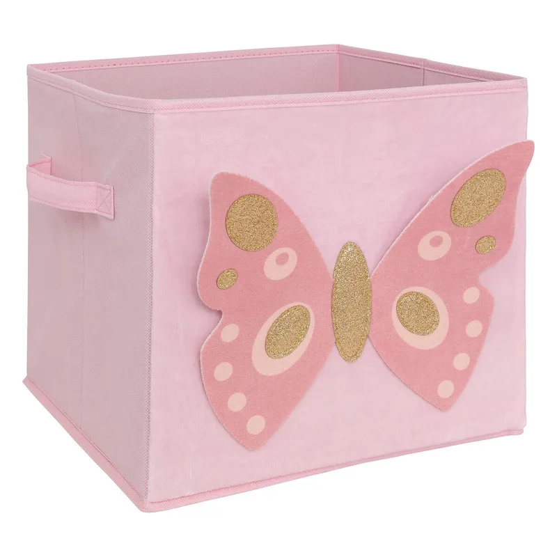 Atmosphera Καλάθι Αποθήκευσης Παιδικό Butterfly 29x29cm