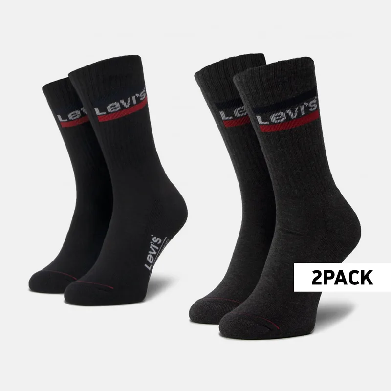 Levi's Regular Cut 2 Pack Unisex Κάλτσες (9000067034_49552)
