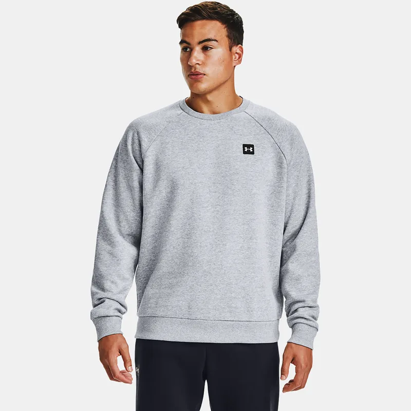 UNDER ARMOUR RIVAL FLEECE CREWNECK SWEATSHIRT ΓΚΡΙ
