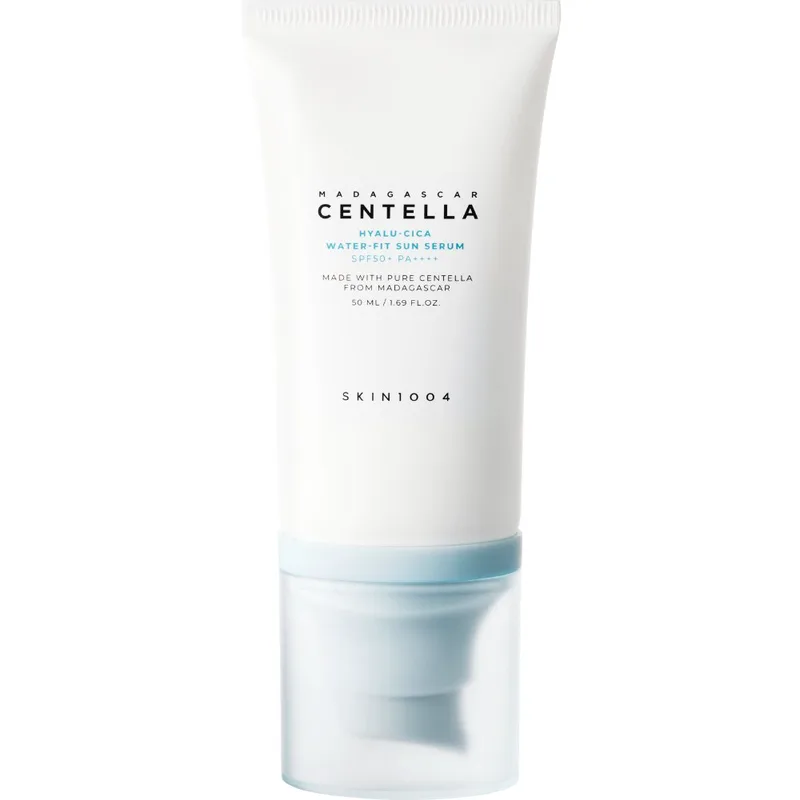 Skin1004 Madagascar Centella Hyalu-Cica Water-Fit Sun Spf50+ Serum Αντιηλιακό Προσώπου Πολύ Υψηλής Προστασίας με Υαλουρονικό Οξύ & Σεντέλα Ασιάτικα 50ml