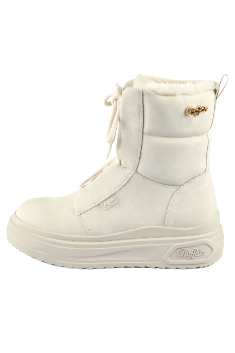 BUFFALO Μπότες- Μποτάκια VECTRA LACE UP HI WARM - BEIGE-1270102-BEIGE