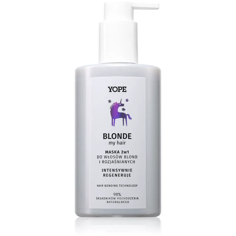 Yope Blonde My Hair 2v1 μάσκα μαλλιών 300 ml