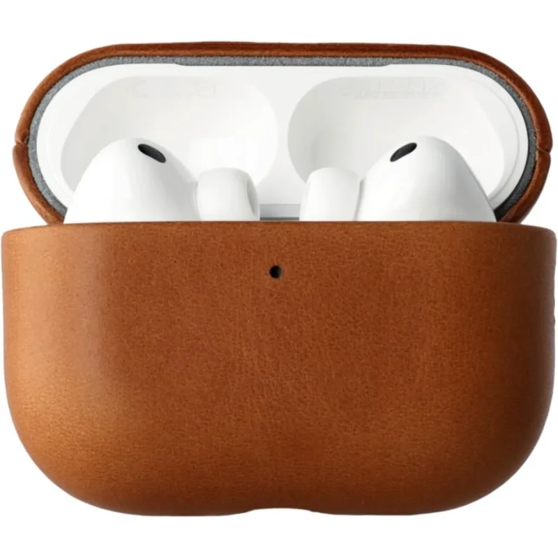 Θήκη AirPods Pro 3rd Gen Κόκκινο Deluxe Σκληρή Δερμάτινη - Brown (8719246494819)