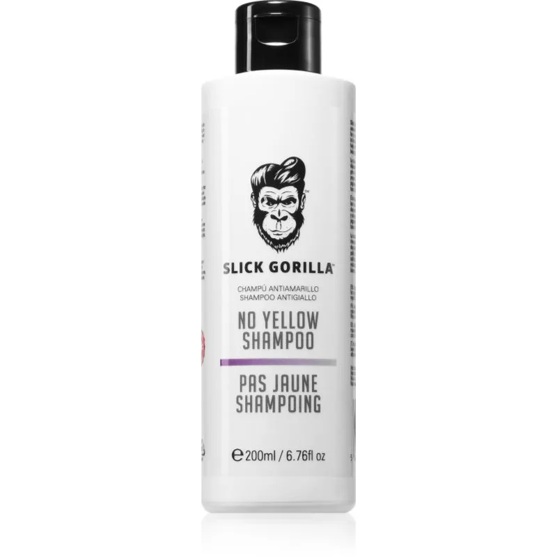 Slick Gorilla No Yellow Shampoo σαμπουάν για ξανθά μαλλιά 200 ml