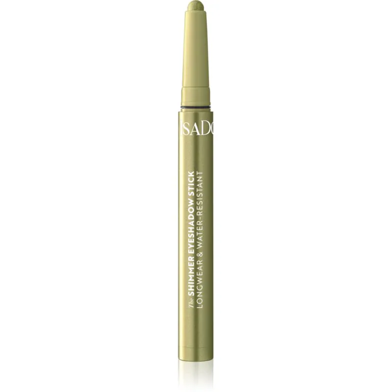 IsaDora The Eyeshadow Stick Shimmer μακράς διαρκείας σκιές ματιών σε μολύβι με στρας απόχρωση 45 Green Shimmer 1.2 γρ