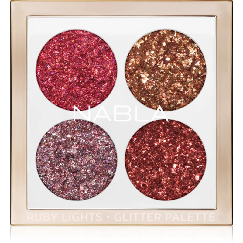 NABLA Cosmetics Ruby Lights Παλέτα σκιών για τα μάτια 4 γρ