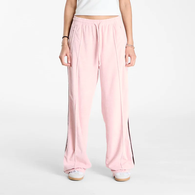Παντελόνια adidas Terry Towel Firebird Tracksuit Bottoms Sandy Ροζ L