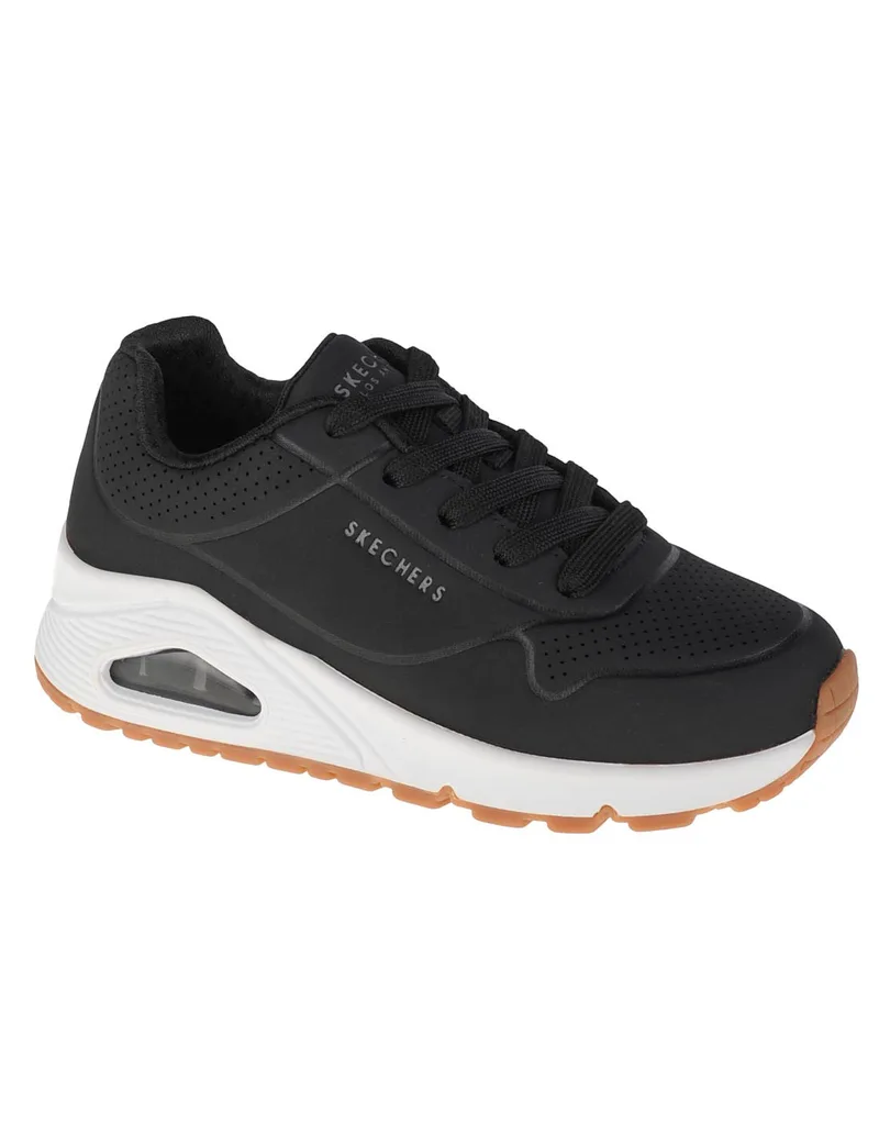 Skechers Αθλητικά Παιδικά Παπούτσια Running Uno Μαύρα 310024L-BLK