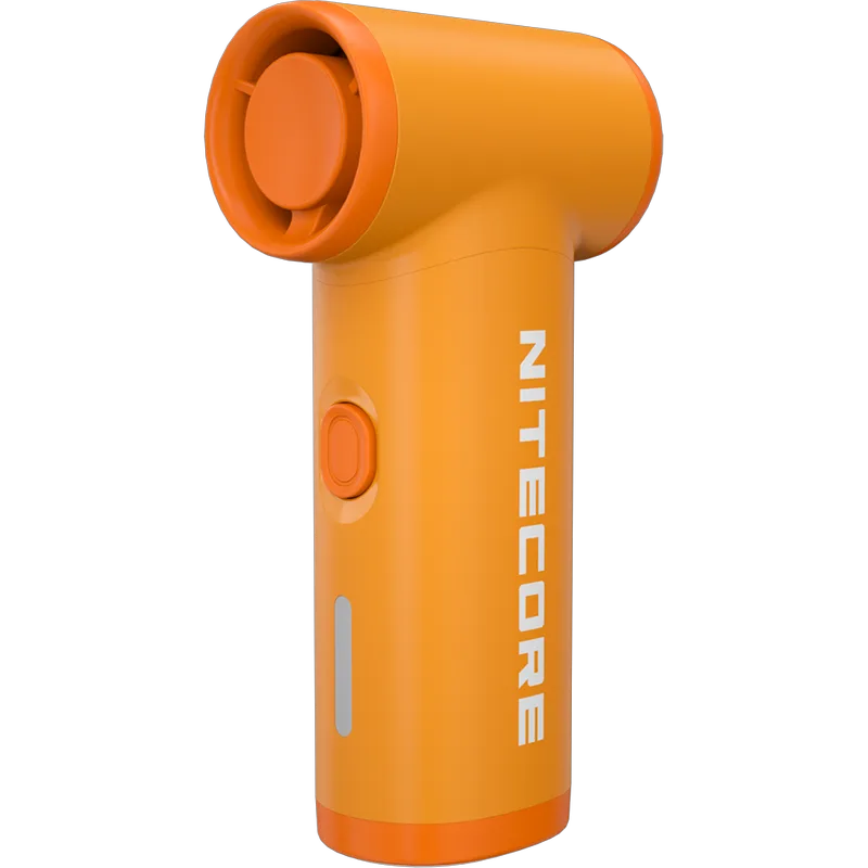 Ανεμιστήρας Nitecore NEF Nano Ατομικός Φορητός με Λουράκι Καρπού & 5 Ταχύτητες Ανέμου - Bright Πορτοκαλί (6952506498581)