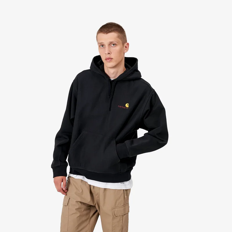 Carhartt WIP American Script Unisex Μπλούζα με Κουκούλα (9000088169_1469)