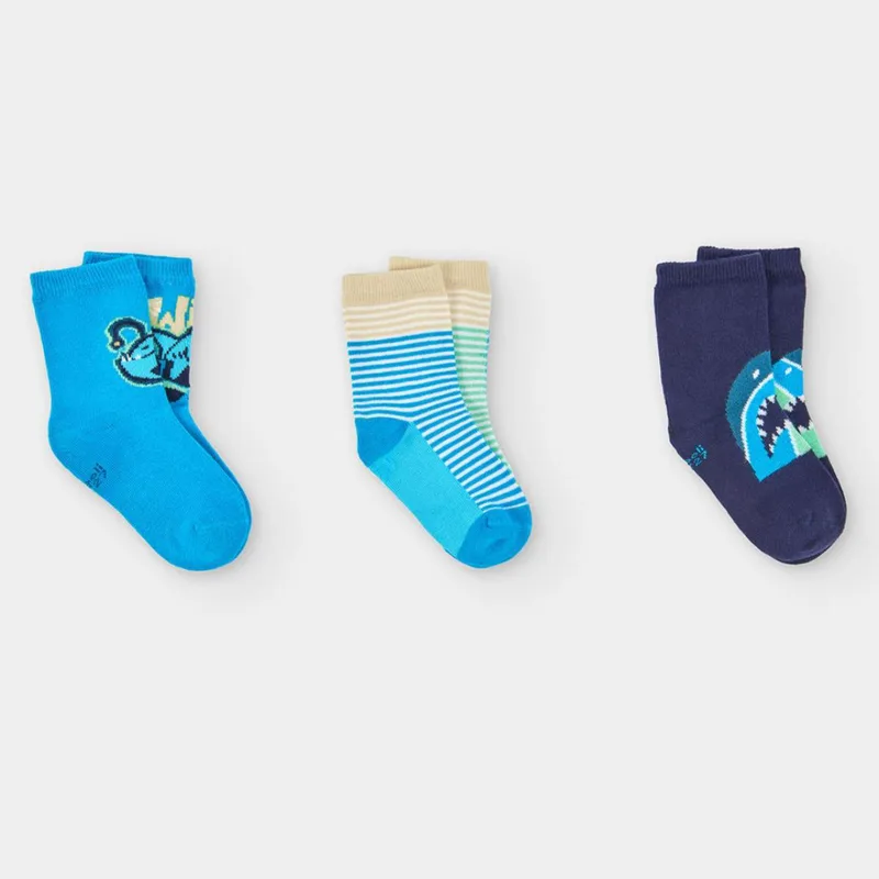 Κάλτσες 3 pack αγόρι Boboli-693075-4625-Multicolor