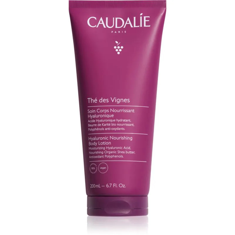 Caudalie Thé Des Vignes Hyaluronic Nourishing Body Lotion θρεπτικό γάλα για το σώμα με υαλουρονικό οξύ 200 ml