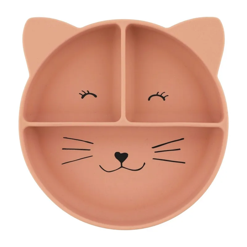 Πιάτο Σιλικόνης (Φ19x3.5) Με Χωρίσματα Trixie Mrs.Cat