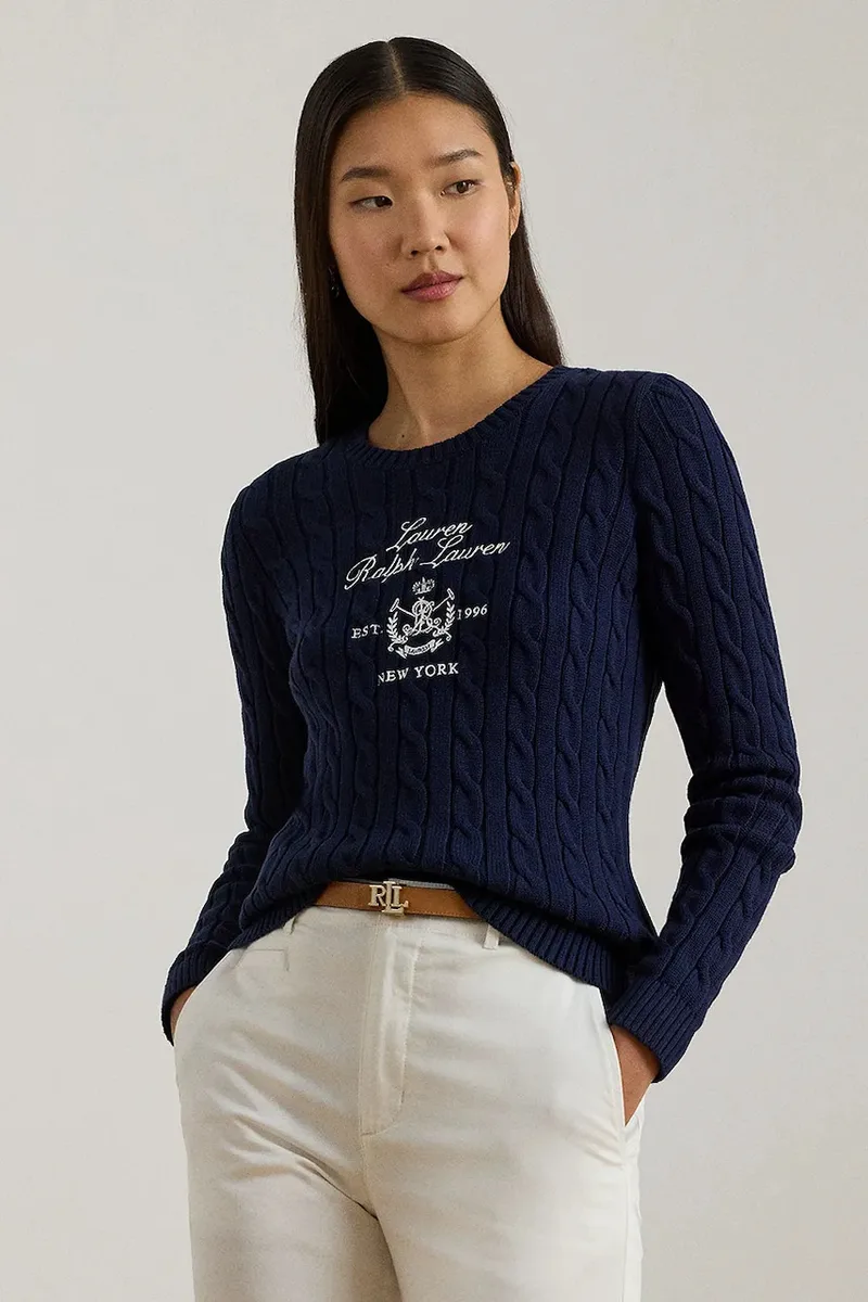 Lauren Ralph Lauren Βαμβακερό πουλόβερ Lauren Ralph Lauren