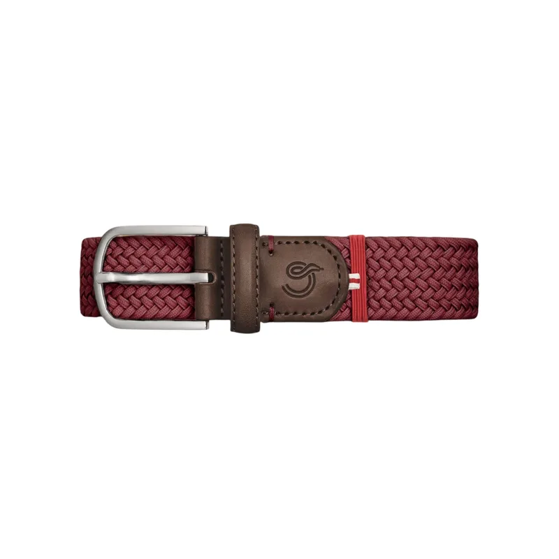 La Boucle Ανδρική Ζώνη Πλεκτή Bordeaux B10-100670 Burgundy