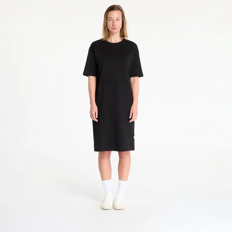 Φόρεμα Urban Classics Ladies Organic Oversized Slit Tee Dress Black XS