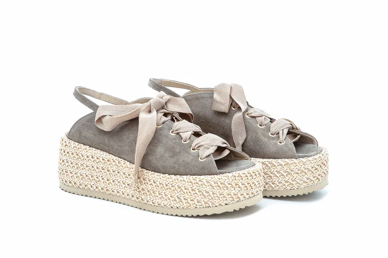 Δερμάτινα Πέδιλα Flatforms Art 3SS38