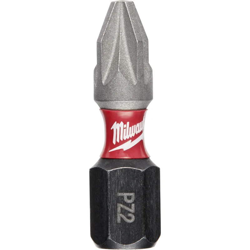 Μύτες Pozidrive 2x25mm MILWAUKEE SHOCKWAVE IMPACT DUTY Σετ 2Τμχ