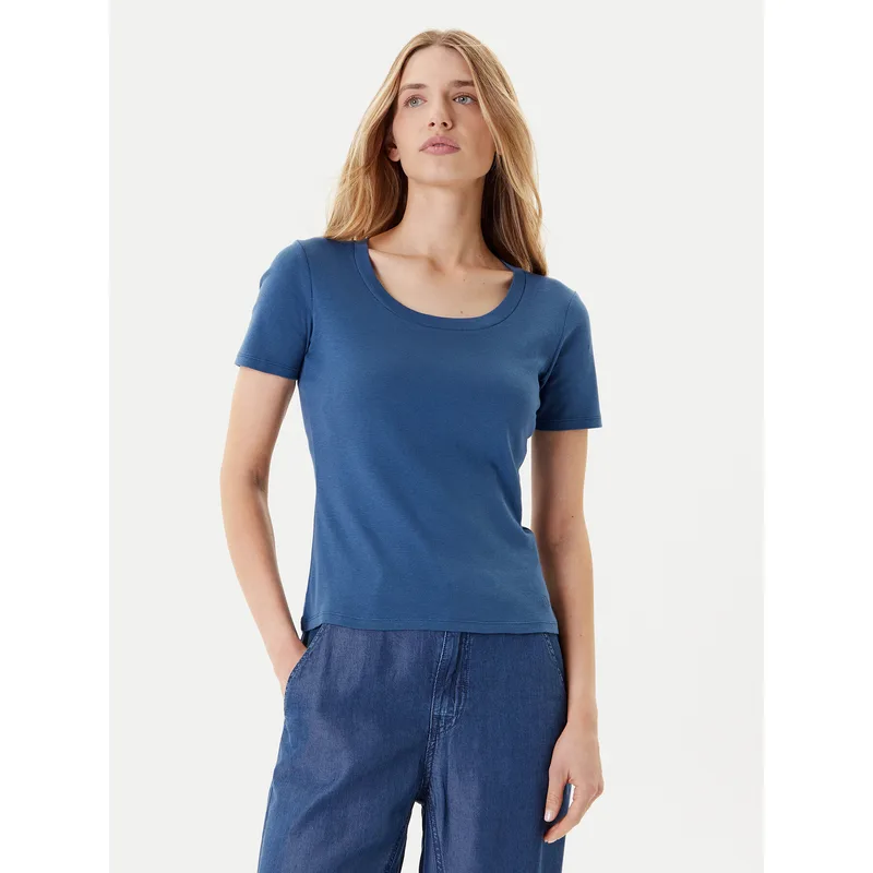 United Colors Of Benetton T-Shirt 3GA2D1066 Σκούρο μπλε Slim Fit