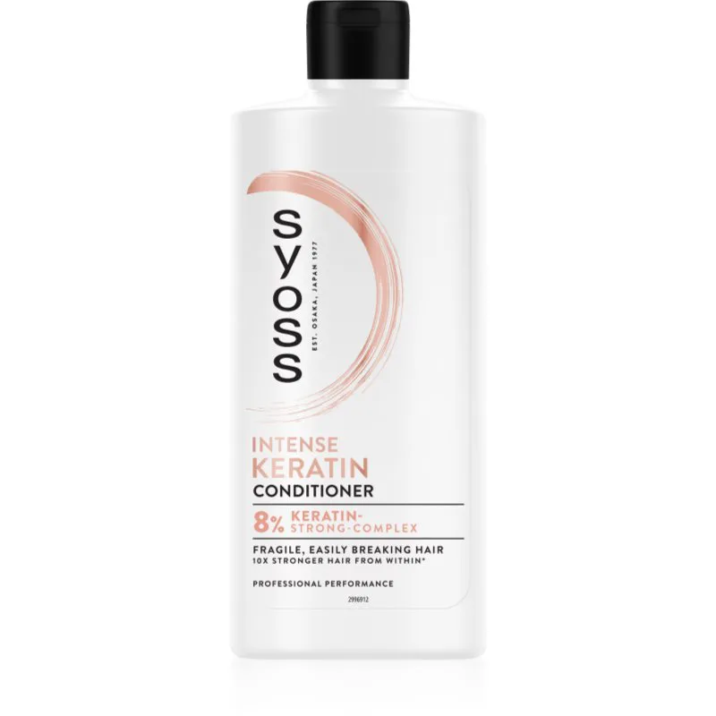 Syoss Intense Keratin κοντίσιονερ για εύθραυστα και ταλαιπωρημένα μαλλιά 440 ml