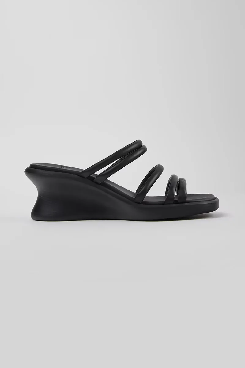 Camper γυναικεία δερμάτινα σανδάλια "Louise Sandal" - K201938-001 Μαύρο