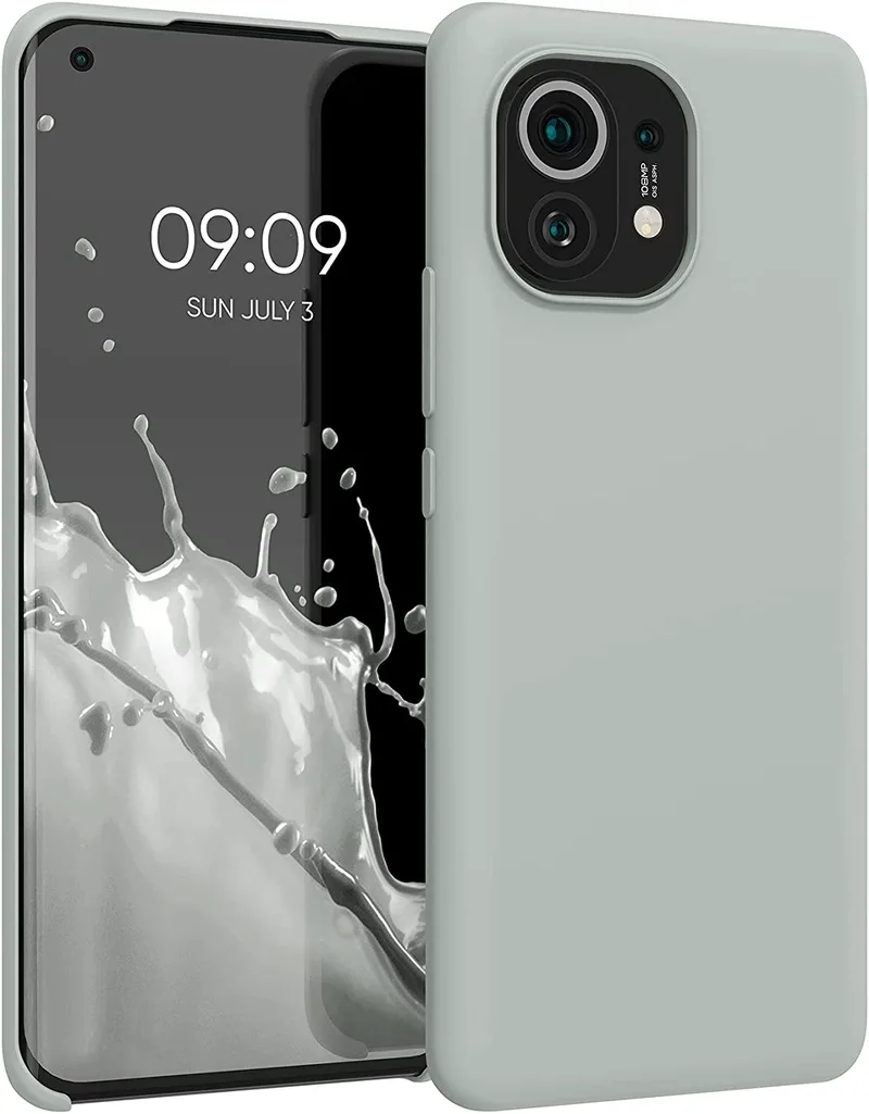 KWmobile Θήκη Σιλικόνης Xiaomi Mi 11 - Soft Flexible Rubber Cover - Light Grey Matte (54379.70)