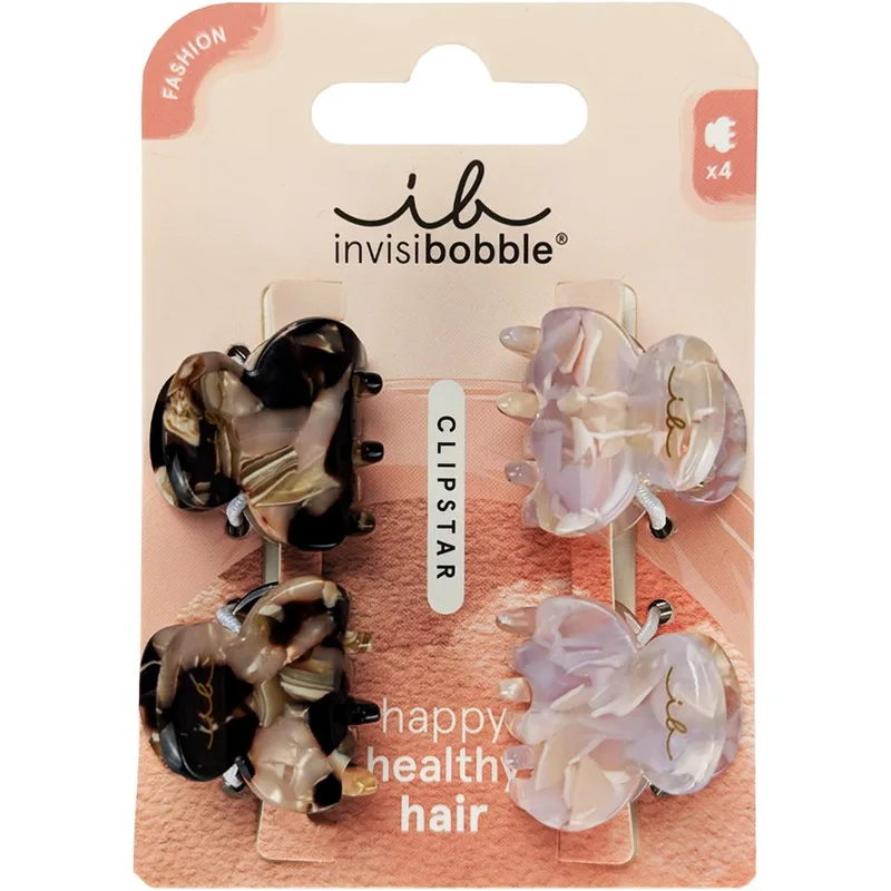Invisibobble Clipstar Petite Four Κλάμερ για Λεπτά & Κανονικά Μαλλιά 4 Τεμάχια