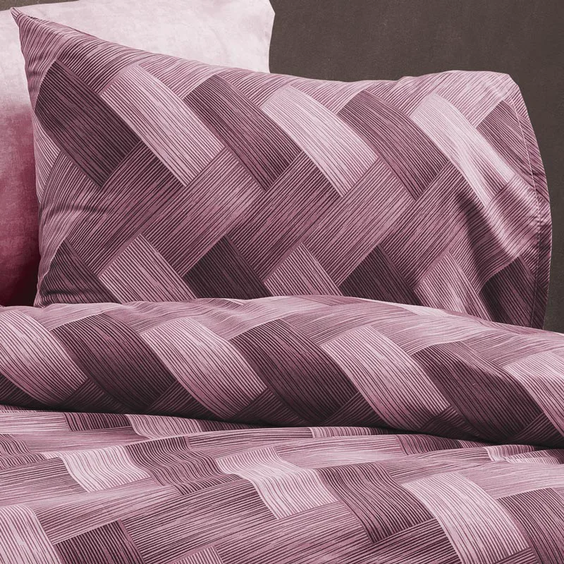 Μαξιλαροθήκη 50x70 Dimcol Alcmene 453 Mauve 50x70