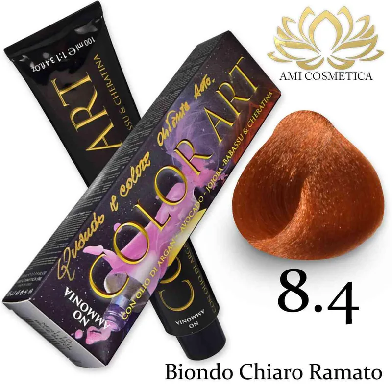 Color art ammonia free 100 ml 8.4 light coppery blond
