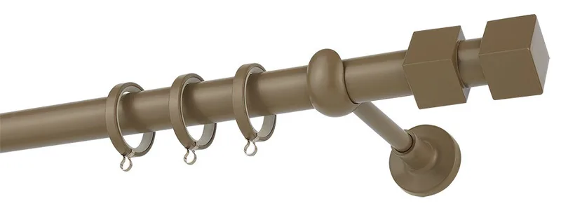 Κουρτινόβεργα Zogometal Color More Mat CP4144 Καφέ Ελιάς