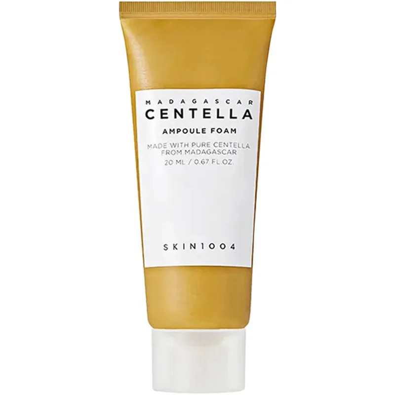 Skin1004 Madagascar Centella Ampoule Foam Αφρός Καθαρισμού με Εκχύλισμα του Βοτάνου Σεντέλα Ασιάτικα με pH5 & Καταπραϋντικές Ιδιότητες Χωρίς να Αφυδατώνει την Επιδερμίδα 20ml