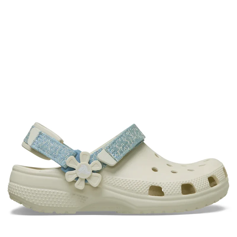 Παντόφλες Crocs Clsc Dnm Flwr Adj BackstrapCgK 212511 Γκρι
