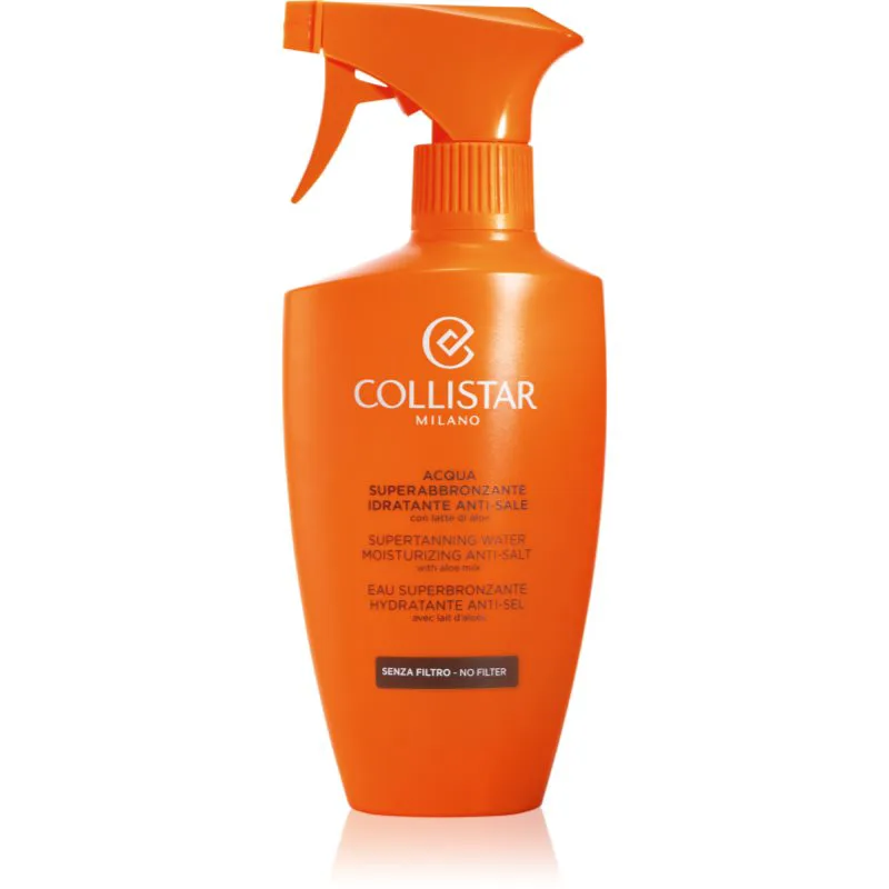 Collistar Special Perfect Tan Supertanning Water Moisturizing Anti-Salt ενυδατικό σπρέι που βελτιστοποιεί το μαύρισμα με αλόη βέρα 400 ml