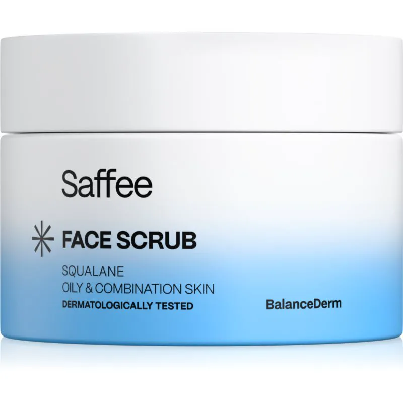 Saffee BalanceDerm Face Scrub Scrub προσώπου για μικτή και λιπαρή επιδερμίδα 50 ml