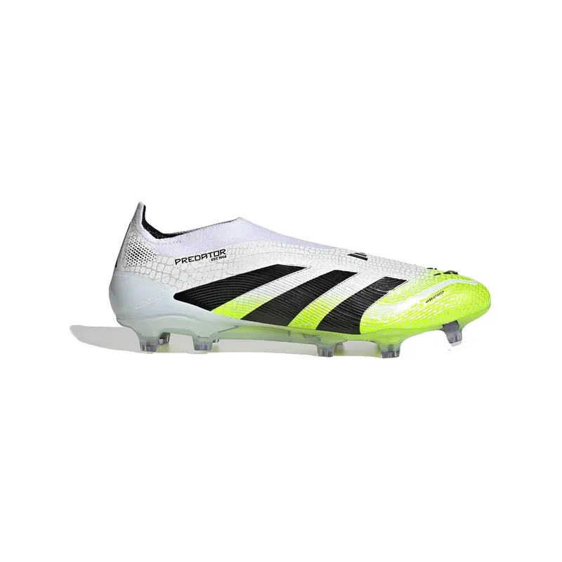 Ποδοσφαίρου adidas Bottines Predator Elite Laceless FG blanc