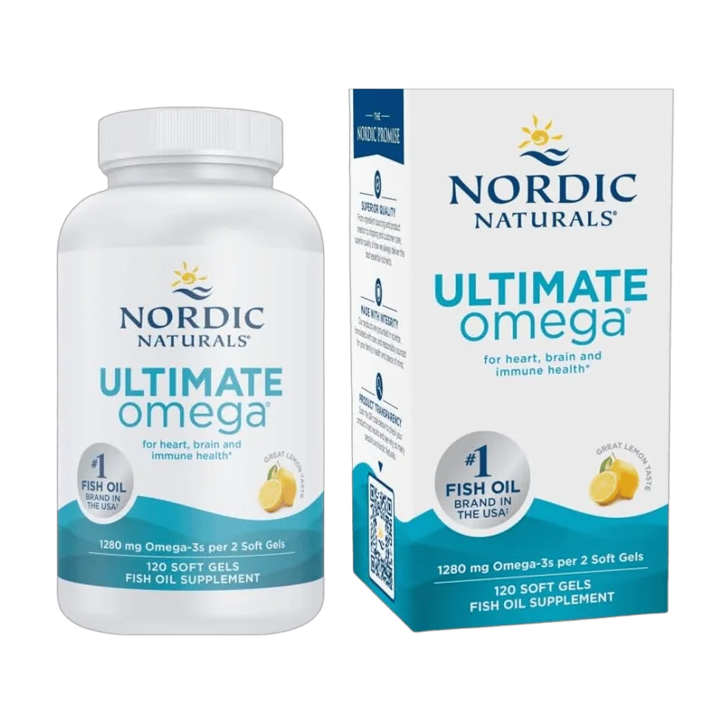 Nordic naturals Ultimate Omega 1280mg softgels 120 softgels