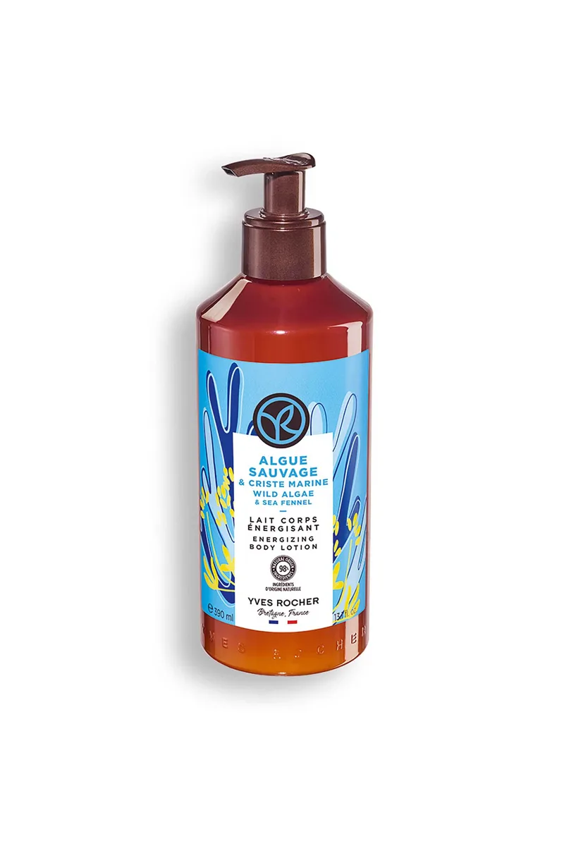 Yves Rocher Wild Algae & Sea Fennel Energizing Body Lotion 390 ml - 66276
