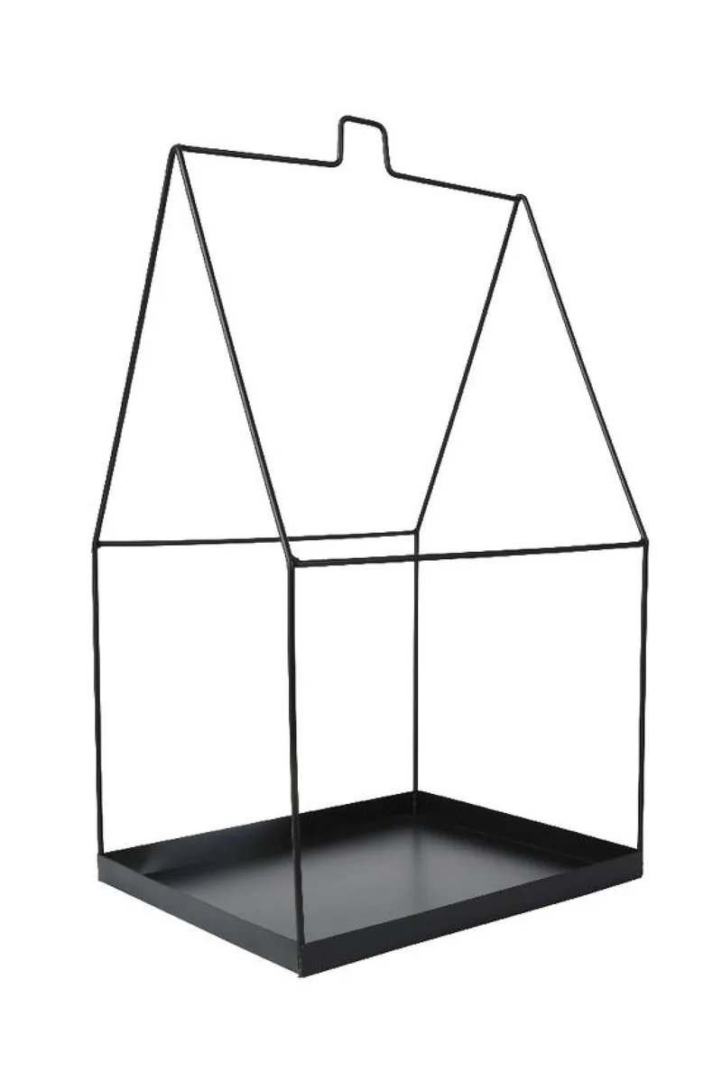 Βαση Διακοσμητικη Σε Σχημα Σπιτιου 49Cm 25x25x49cm Μονόχρωμο Kaeming