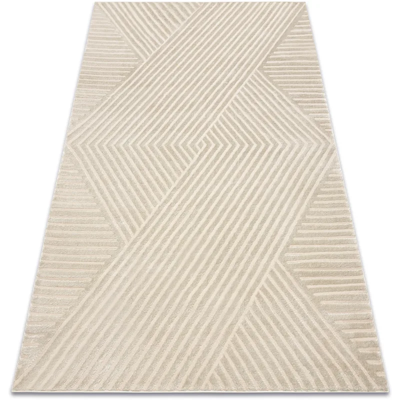 Χαλιά Rugsx Μοκέτα BALANCE 1503 taupe - Γεωμετρι 140x190 cm