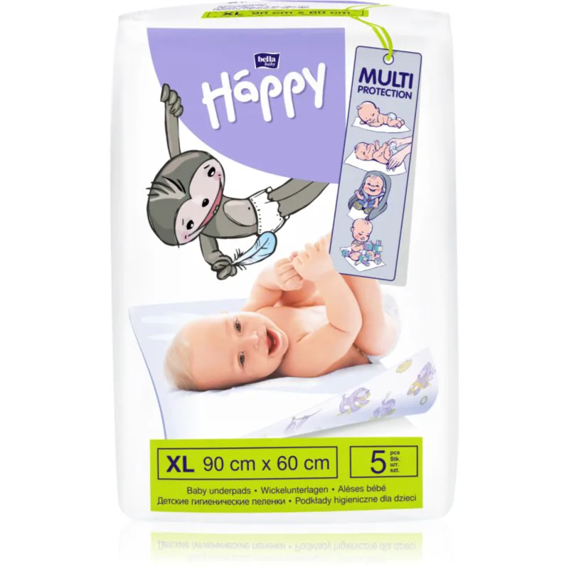 BELLA Baby Happy Baby Underpads σελτεδάκια μιας χρήσης 90x60 cm 5 τμχ
